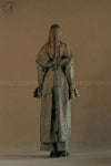 MUTEDANCE belted dress MD23FW09 olive PM103
